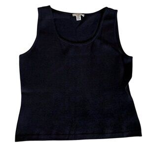 St. John Sleveless Tank Black Size XL